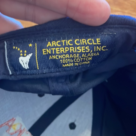 Arctic Circle Enterprises Dark Blue Snap Back Alaska Hat NWT - Picture 5 of 5